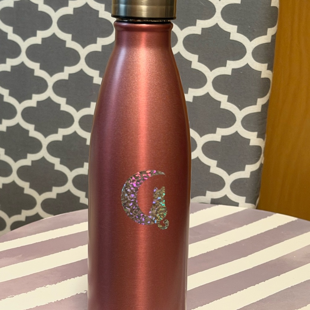 Metallic Pink Water Bottle